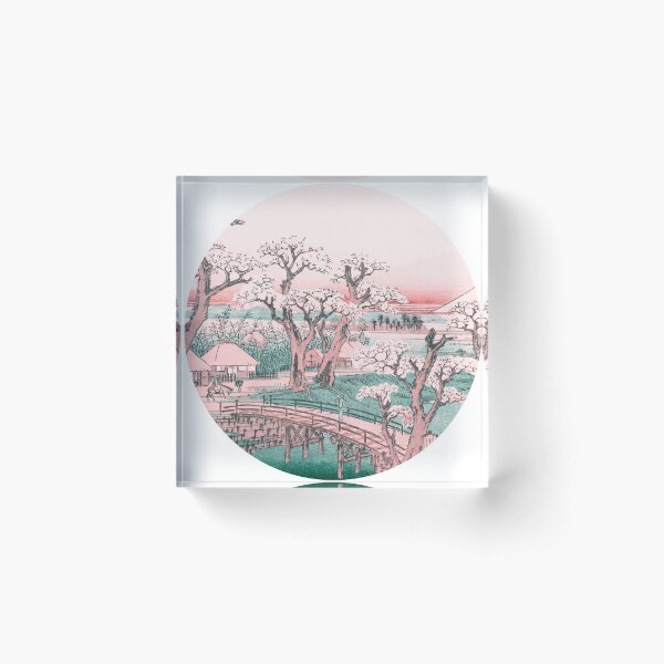 Aperçu de l'œuvre Hiroshige - Ukiyo e Koganei Bridge créée et vendue par nickscreation.