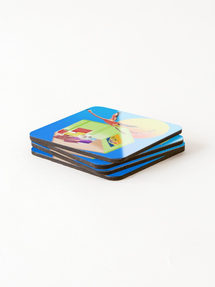 Thumbnail 4 of 5, Coasters (Set of 4), designed and sold by CosmicFail.