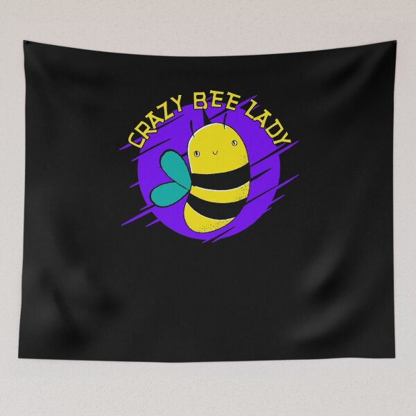 Item preview, Crazy Bee Lady designed and sold by Weilichesmag.