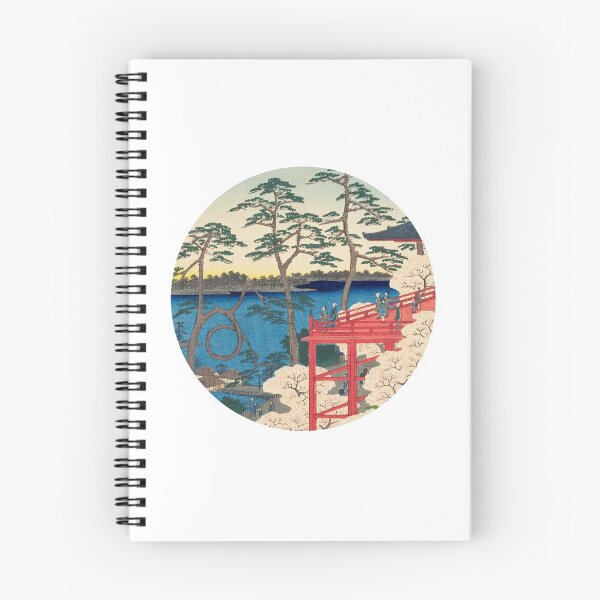 Item preview, Kiyomizu Hall and Shinobazu Pond at Ueno - Hiroshige designed and sold by nickscreation.