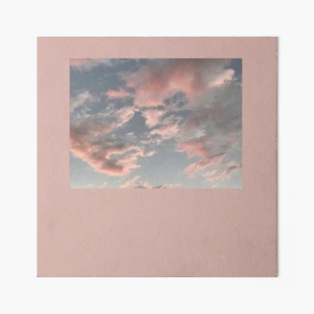 Pink Cloud Aesthetic Art Board Print for Sale by maddiesartworks