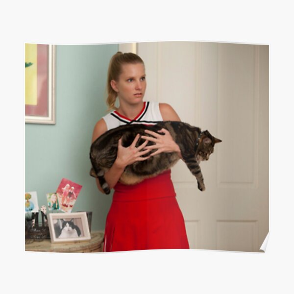Glee Brittany y Lord Tubbington Póster