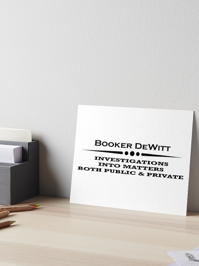Bioshock Infinite Booker Dewitt Private Investigator Black