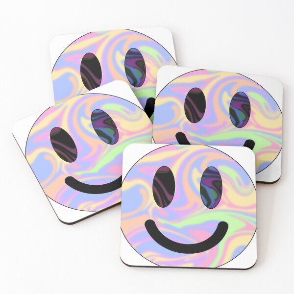 Item preview, Pastel swirled smiley face designed and sold by Tumblestwo.