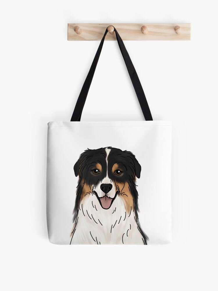 Australian shepherd shop tote bag