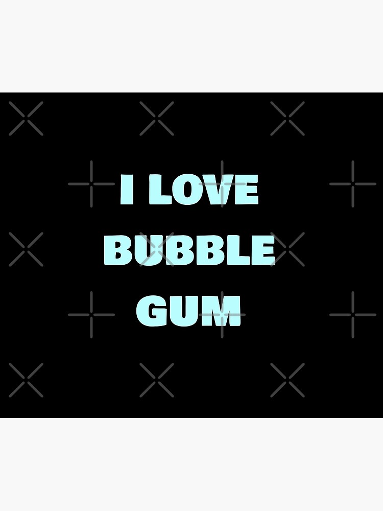 Disover i love bubble gum Shower Curtain