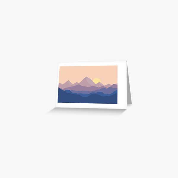 Item preview, Chill Mountain Horizon designed and sold by HinokoCraft.