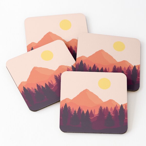 Item preview, Forest Mountain Horizon designed and sold by HinokoCraft.