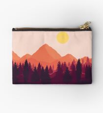Forest Mountain Horizon Zipper Pouch