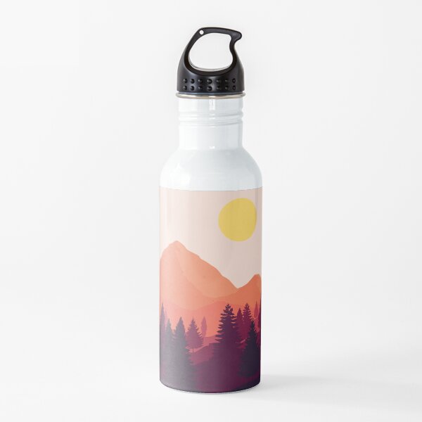 Forest Mountain Horizon Water Bottle
