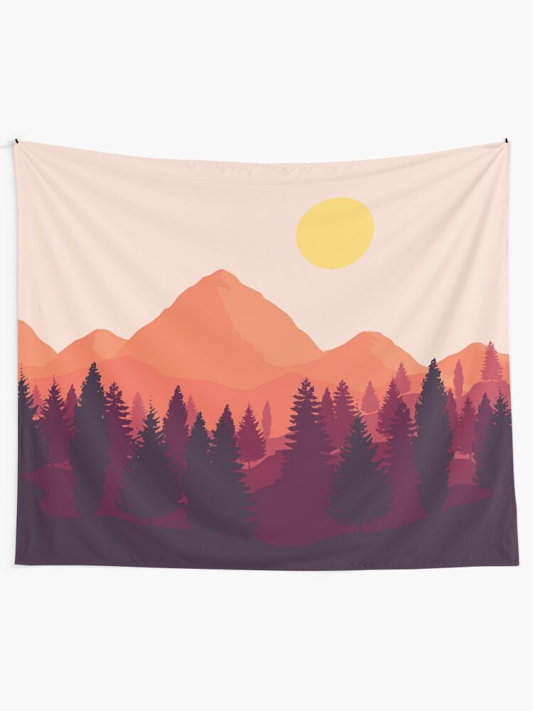 Disover Forest Mountain Horizon | Tapestry