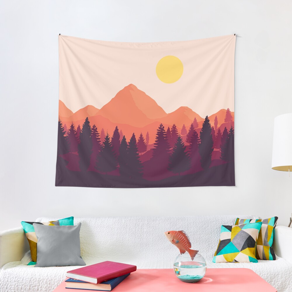 Disover Forest Mountain Horizon | Tapestry