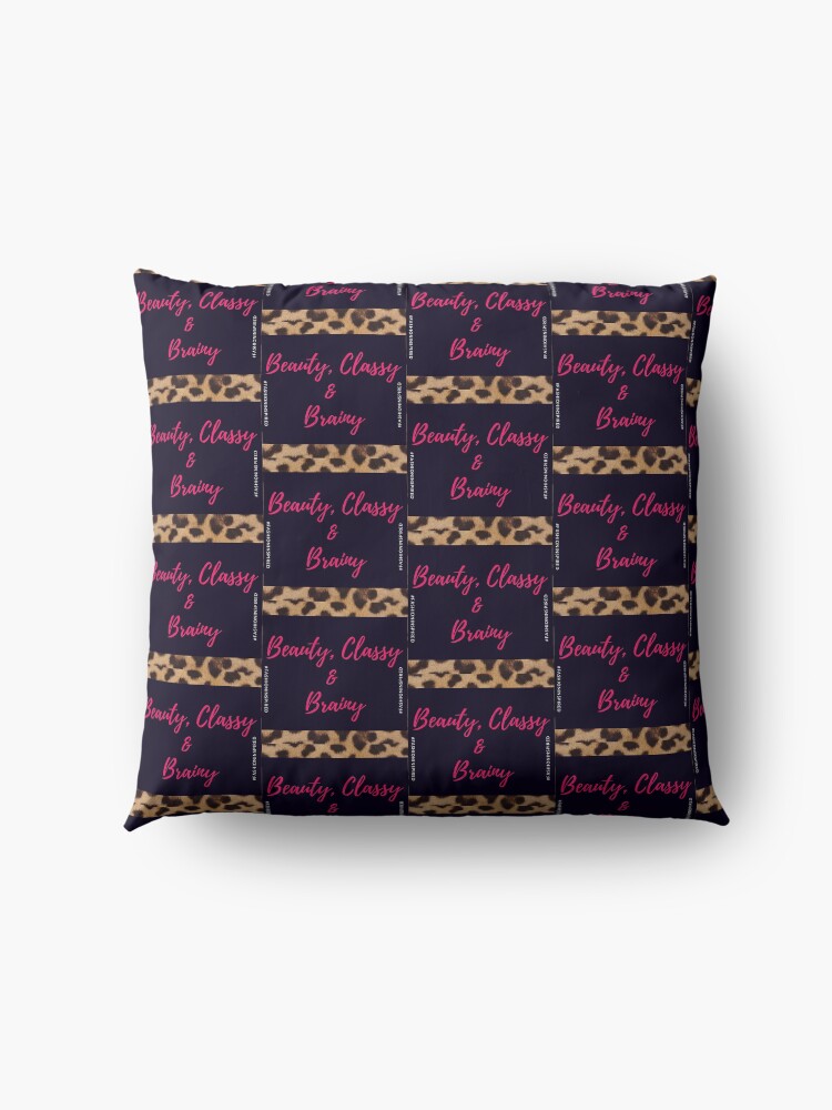 Alternate view of Beauty, Classy & Brainy Floor Pillow