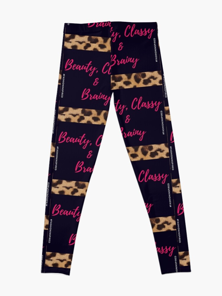 Alternate view of Beauty, Classy & Brainy Leggings