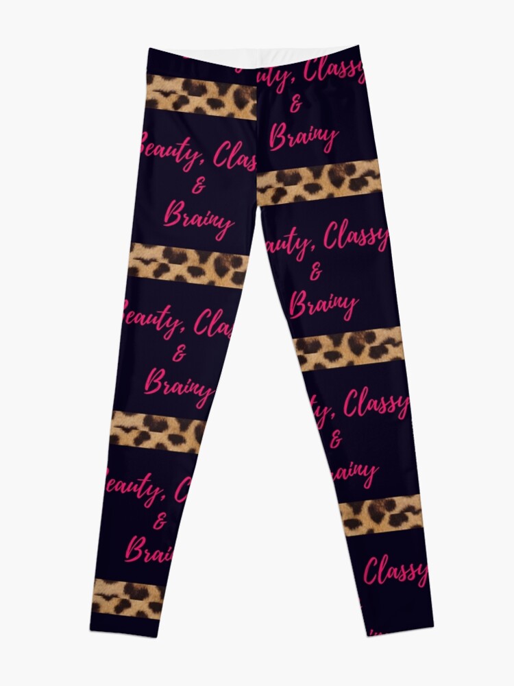 Alternate view of Beauty, Classy & Brainy Leggings