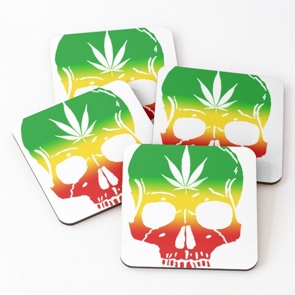 Item preview, weed skull skeleton designed and sold by kevinmtshakaza.
