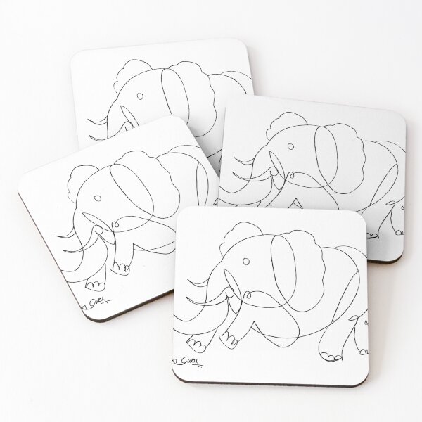 Item preview, Baby Elephant, 1087, 27 x 40, Ink On Paper, ArtGuru designed and sold by Art Guru.