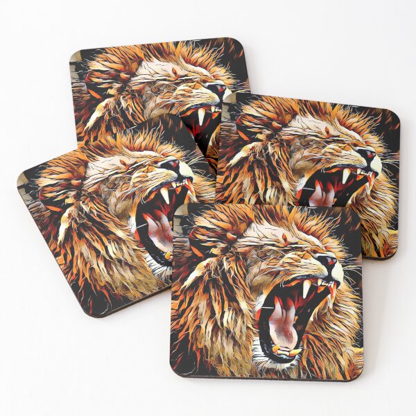Item preview, Abstract Lion Artwork designed and sold by Imaginarium Studio.