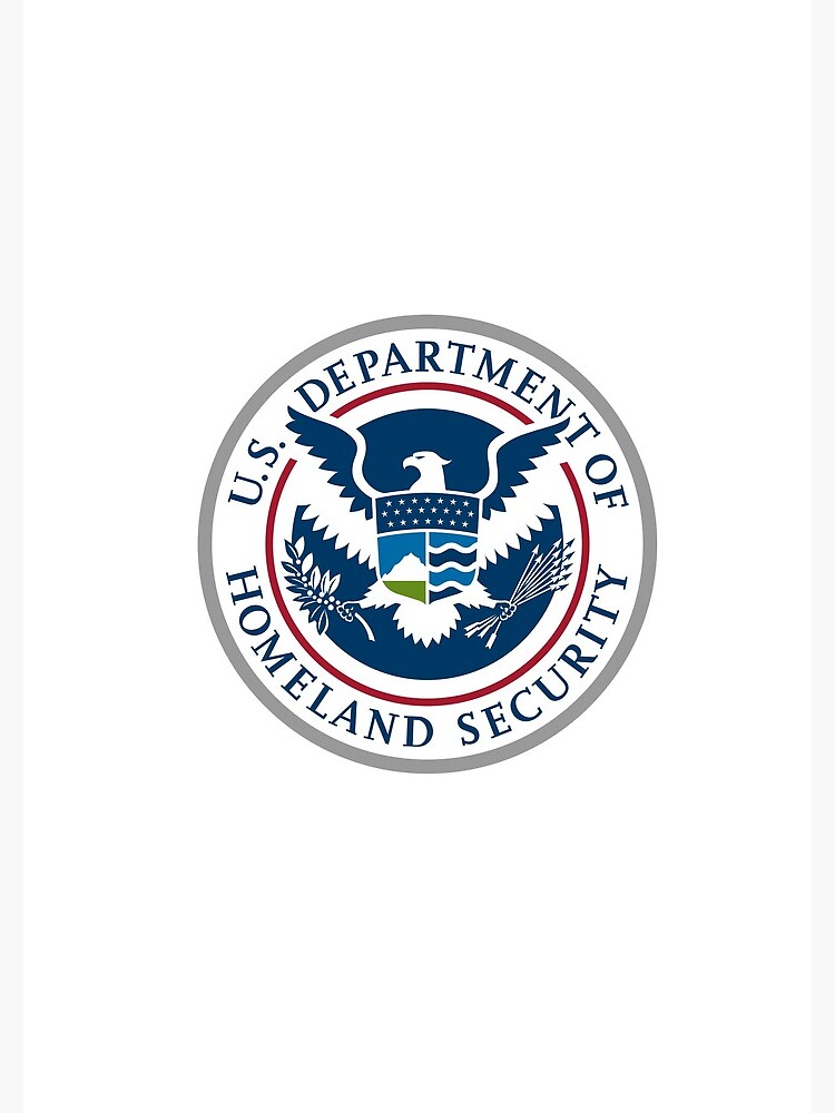 Department Of Homeland Security Logo Spiral Notebook For Sale By