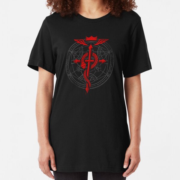 Fullmetal Alchemist Flamel Slim Fit T-Shirt