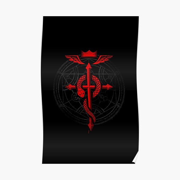 Fullmetal Alchemist Flamel Poster