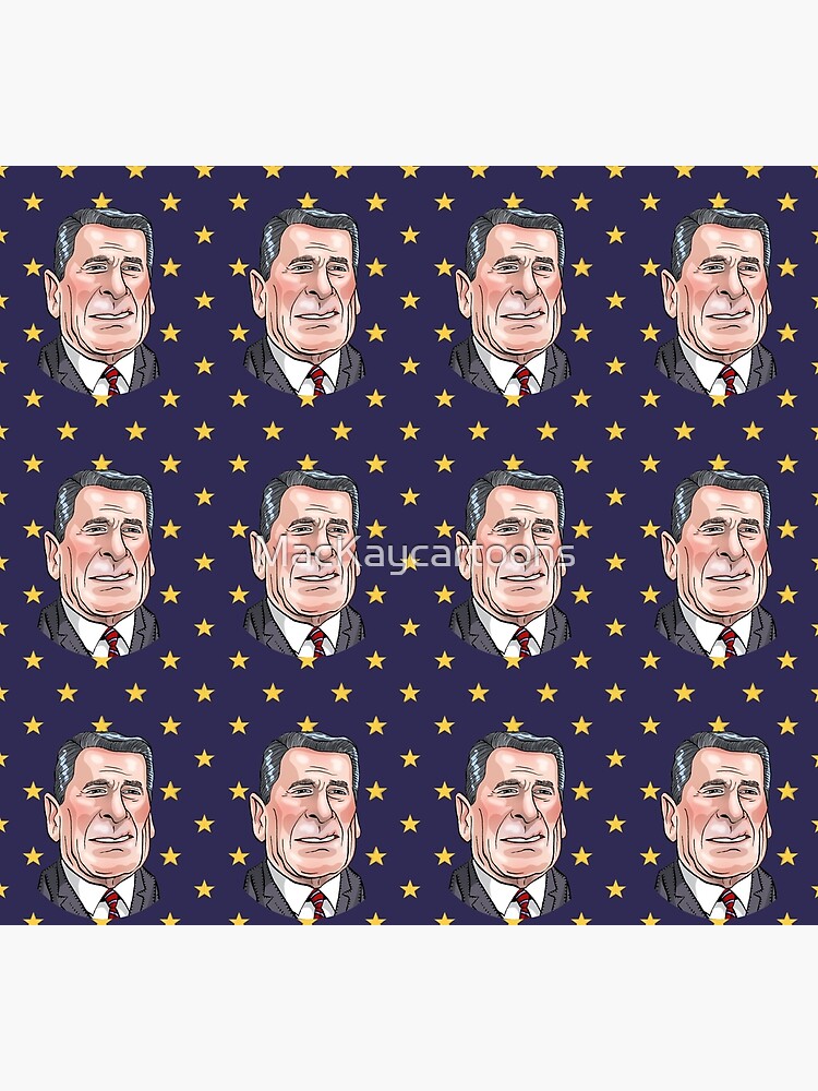 President Ronald Reagan by MacKaycartoons