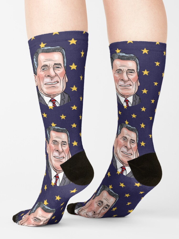 Alternate view of President Ronald Reagan Socks