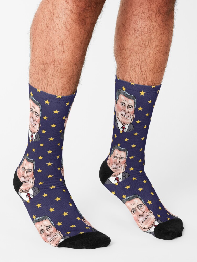 Alternate view of President Ronald Reagan Socks