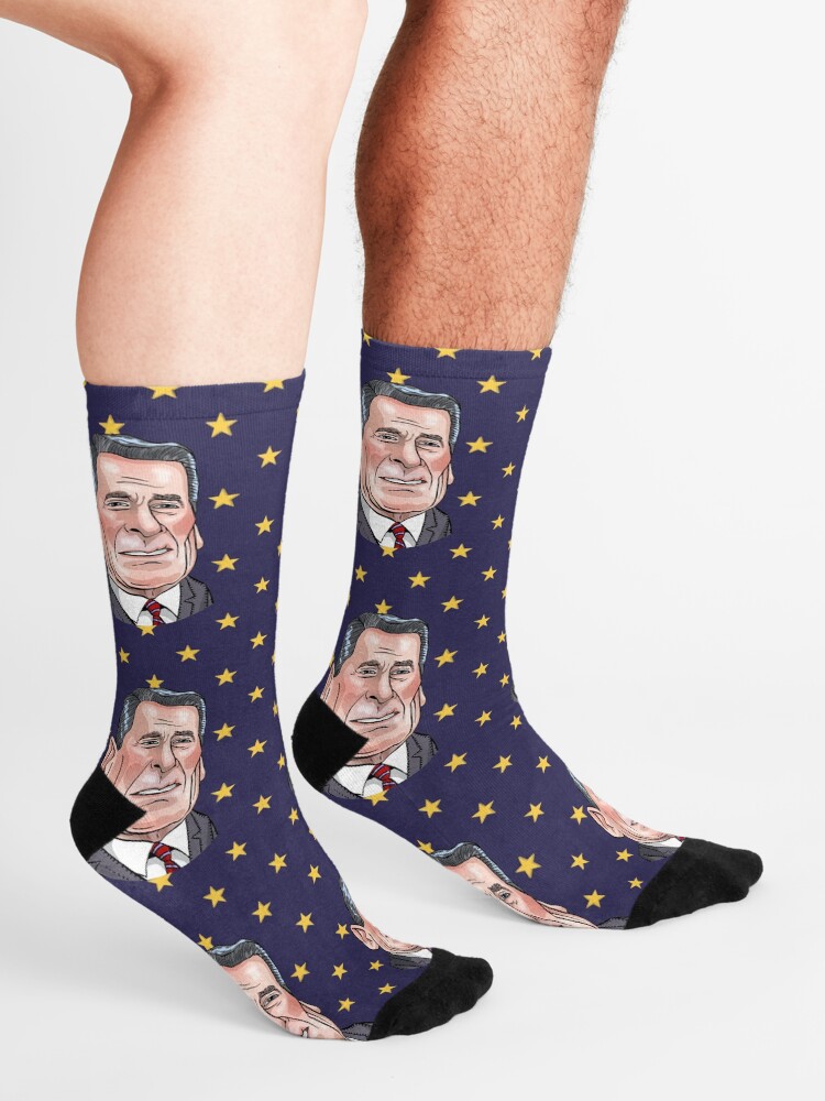 Alternate view of President Ronald Reagan Socks