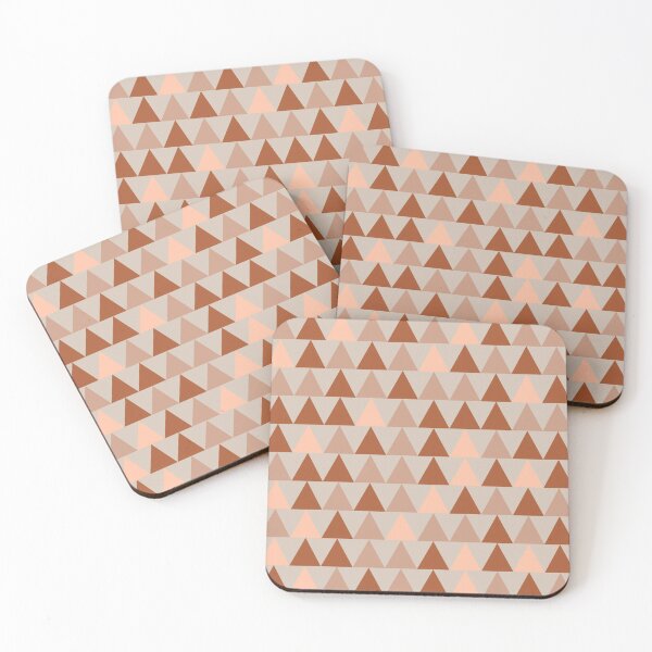 Item preview, Arrows Minimalist Geometric Pattern in Clay and Taupe designed and sold by kierkegaard.