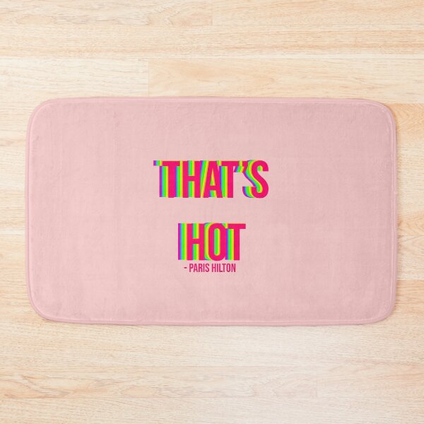 Item preview, Paris Hilton That's Hot Rainbow Text Print designed and sold by niamhburke16.