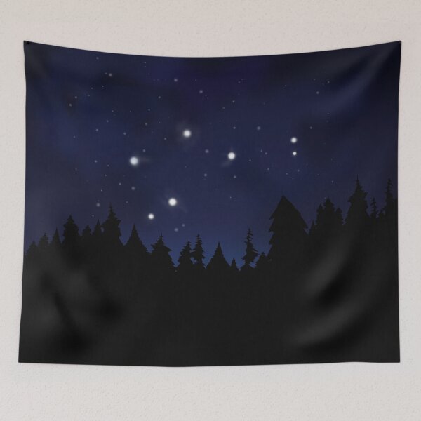Item preview, Starry Winter Night  designed and sold by Cyanide-Cupcake.