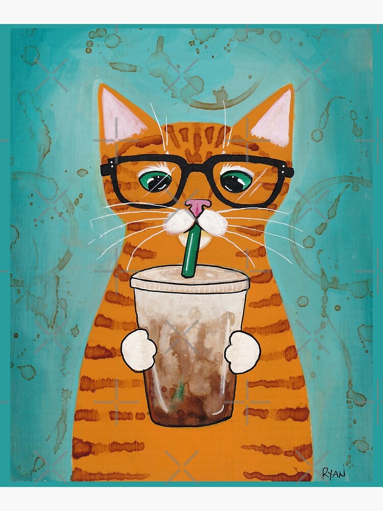Iced Coffee Cat by kilkennycat