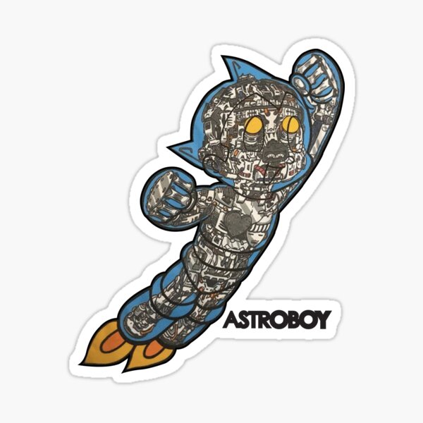 Vintage Astroboy Anime Robot Show Astro Boy Space Art Childhood