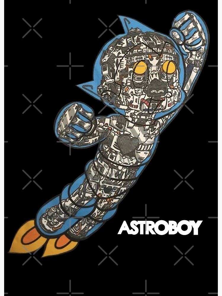 Vintage Astroboy Anime Robot Show Astro Boy Space Art Childhood Cartoon Manga Art Board Print By Jackyboi Redbubble