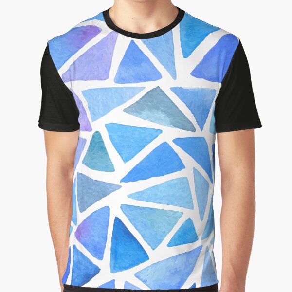 Blue Sky Wedges Grafik T-Shirt