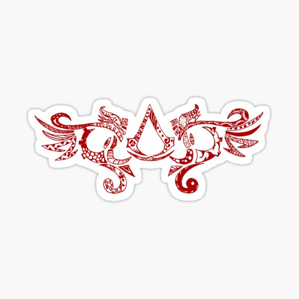 Item preview, Assassin's Creed Pattern (Red) designed and sold by Fave101.