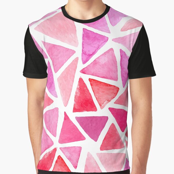 Aquarell Wassermelone Wedges Grafik T-Shirt