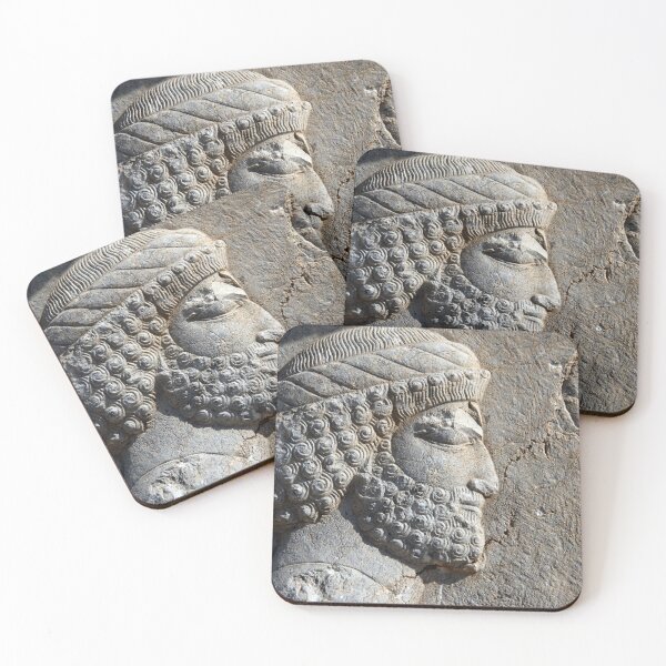 Artikelvorschau, Detail des alten persischen Kriegers Persepolis Persien Iran entworfen und verkauft von worldways.
