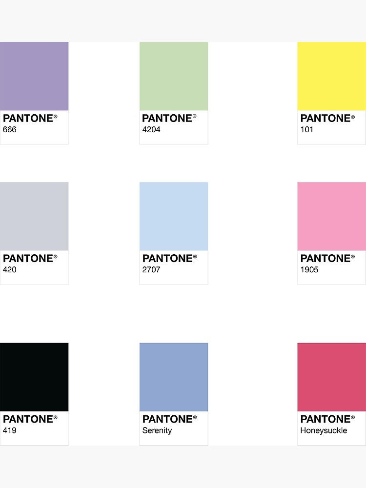 Pantone Color Cards