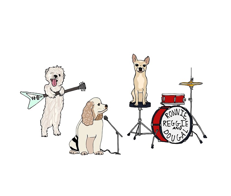 Dog Band By Sisselonpaper Redbubble