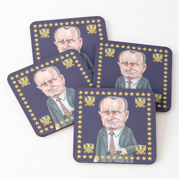 Item preview, President Lyndon B. Johnson  designed and sold by MacKaycartoons.