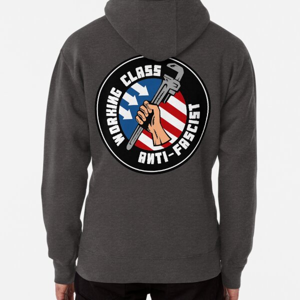old Hoodie punk antifascist autónoma contra nazis HC Antifascista Acción