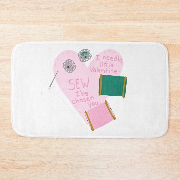 Artikelvorschau, I Needle Little Valentine Sew Ich habe dich ausgewählt entworfen und verkauft von jenbucheli.
