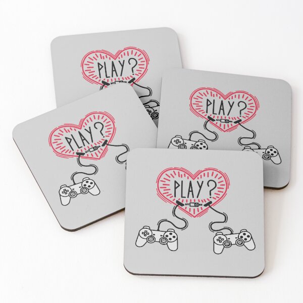 Item preview, Play? Coop partner Gamer Heart designed and sold by RAWWR.