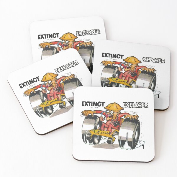 Item preview, Extinct Explorer #1 Mad Hot Rods, Allen's & Regina, New Zealand designed and sold by Retrostickersnz.