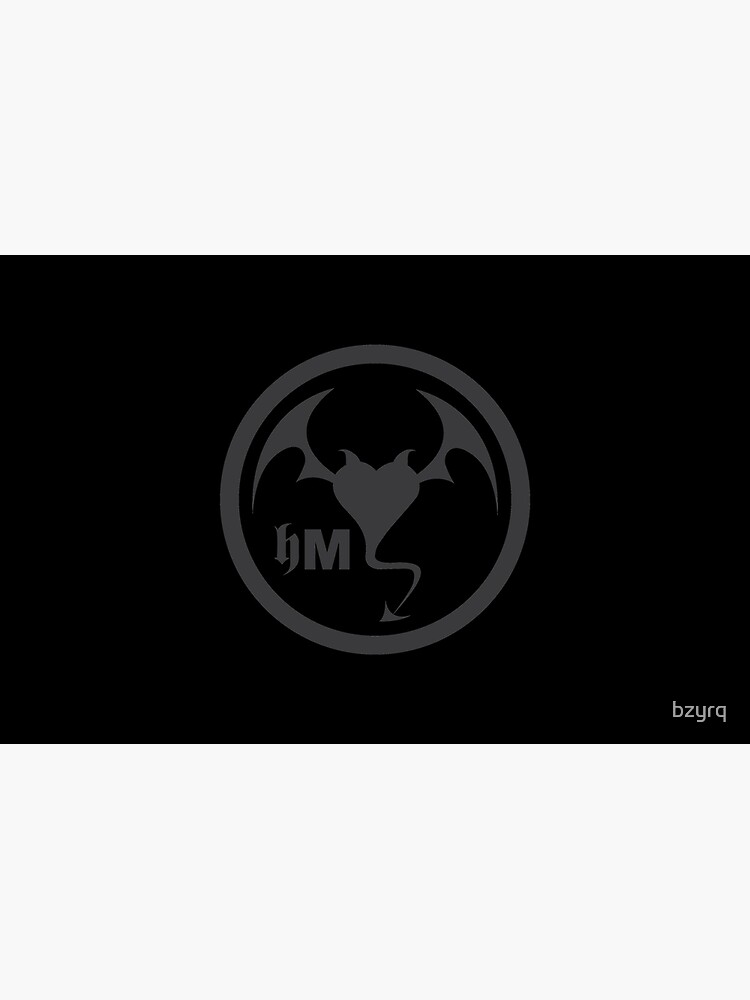Hollywood Monsters Circle Bat Logo - DARK GREY by bzyrq