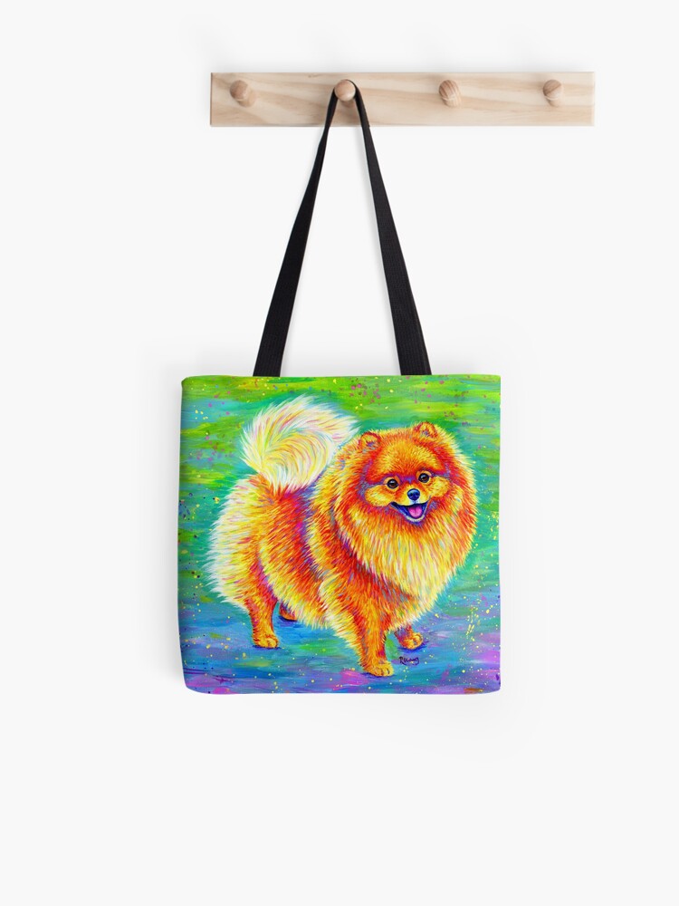 pomeranian tote bag