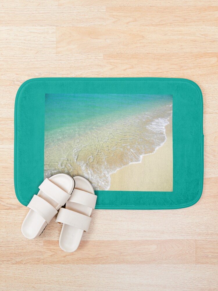 Thumbnail 1 of 6, Bath Mat, Beach designed and sold by debop.