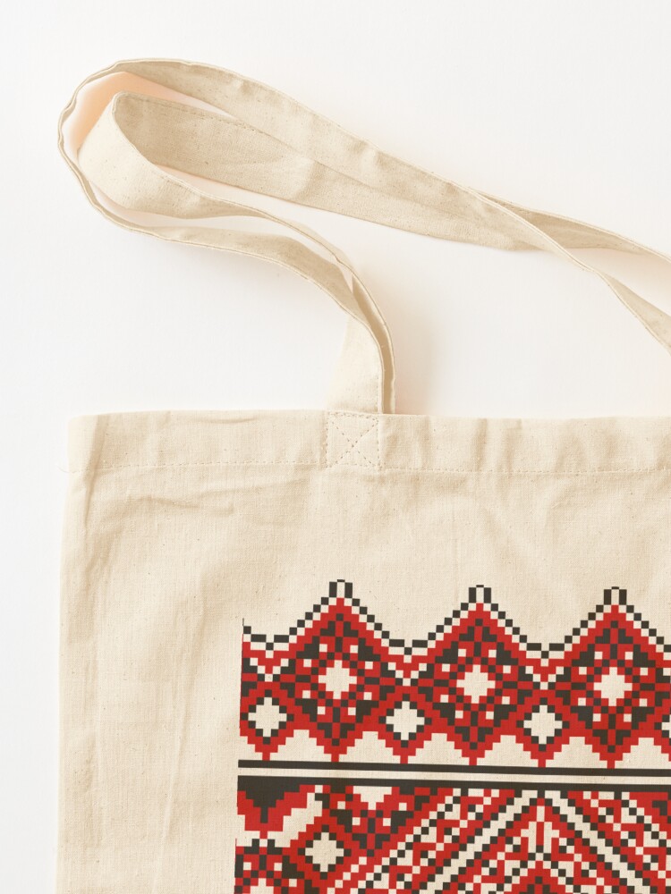 Alternate view of #Ukrainian #Embroidery, #CrossStitch, #Pattern Tote Bag